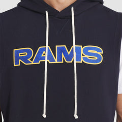 Los Angeles Rams 2025 Rivalries Collection Standard Issue Sideline Dri-FIT Sleeveless Hoodie Midnight Blue - Nike