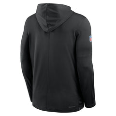 New York Jets 2025 Rivalries Collection Sideline Dri-FIT Long Sleeve Hoodie T-Shirt Black - Nike