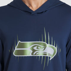 Seattle Seahawks 2025 Rivalries Collection Sideline Dri-FIT Long Sleeve Hoodie T-Shirt College Navy - Nike