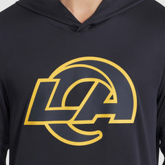 Los Angeles Rams 2025 Rivalries Collection Sideline Dri-FIT Long Sleeve Hoodie T-Shirt Midnight Blue - Nike