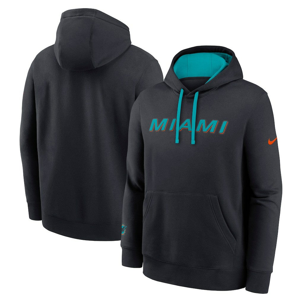 Miami Dolphins 2025 Rivalries Collection Club Hoodie Pitch Blue - Nike