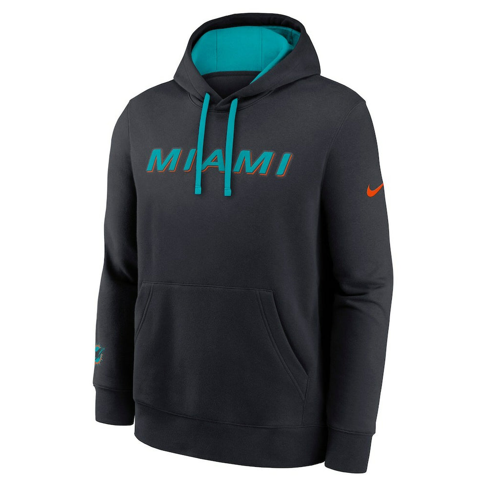 Miami Dolphins 2025 Rivalries Collection Club Hoodie Pitch Blue - Nike