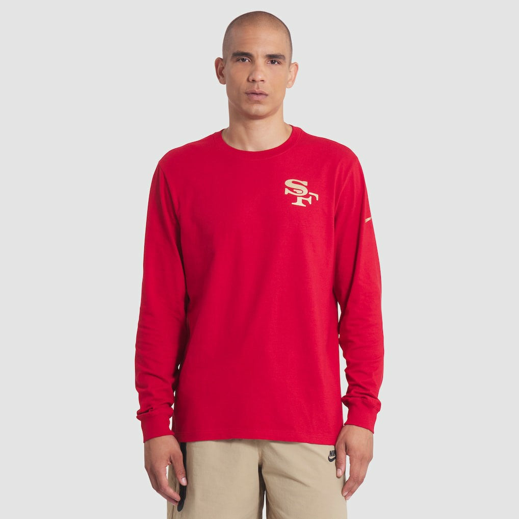 San Francisco 49ers 2025 Rivalries Collection Essential Long Sleeve T-Shirt Scarlet - Nike