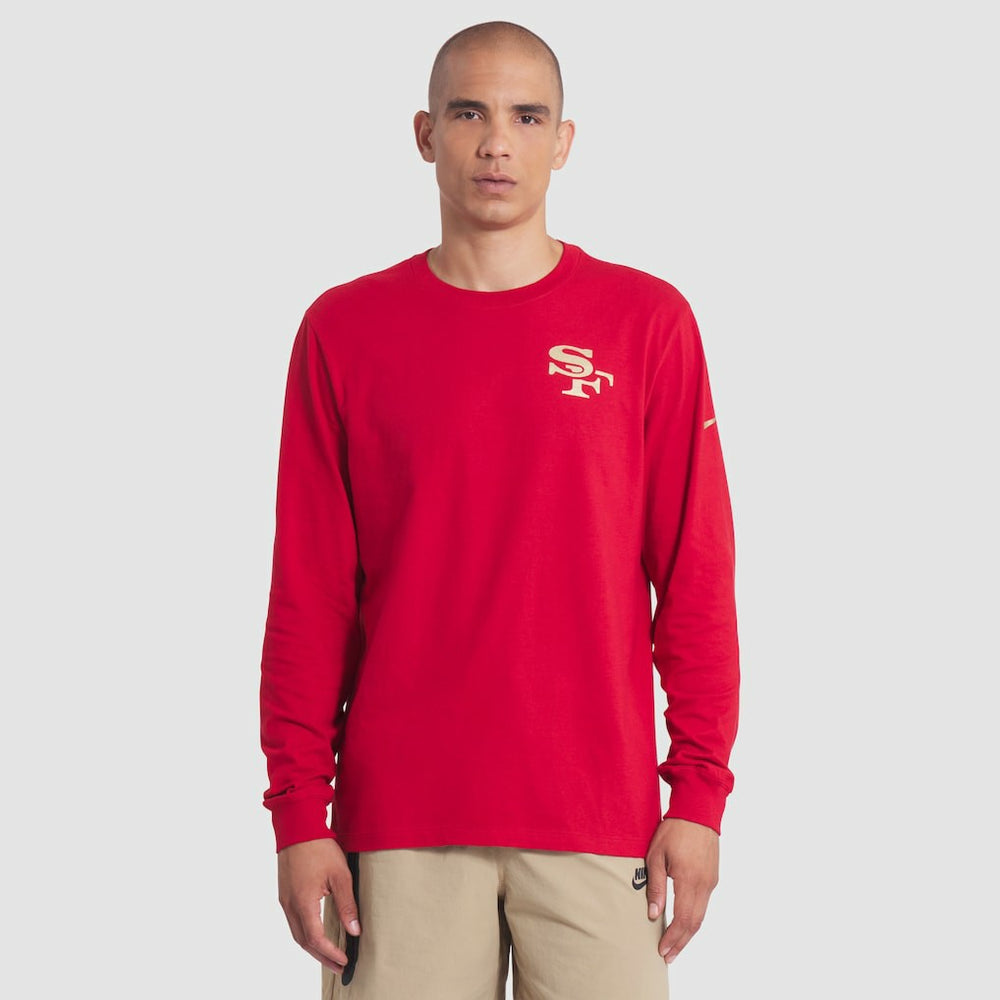 San Francisco 49ers 2025 Rivalries Collection Essential Long Sleeve T-Shirt Scarlet - Nike