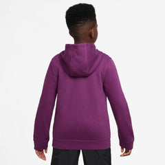 Nike Barcelona Youth 2025/26 Club Full-Zip Hoodie - Purple
