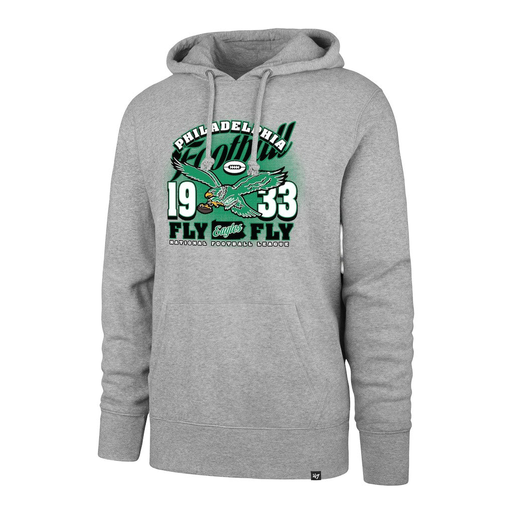 Philadelphia Eagles '47 Regional Headline Pullover Hoodie Gray - 47 brand