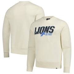 Detroit Lions '47 Locked In Headline Pullover Sweatshirt Cream - 47 brand