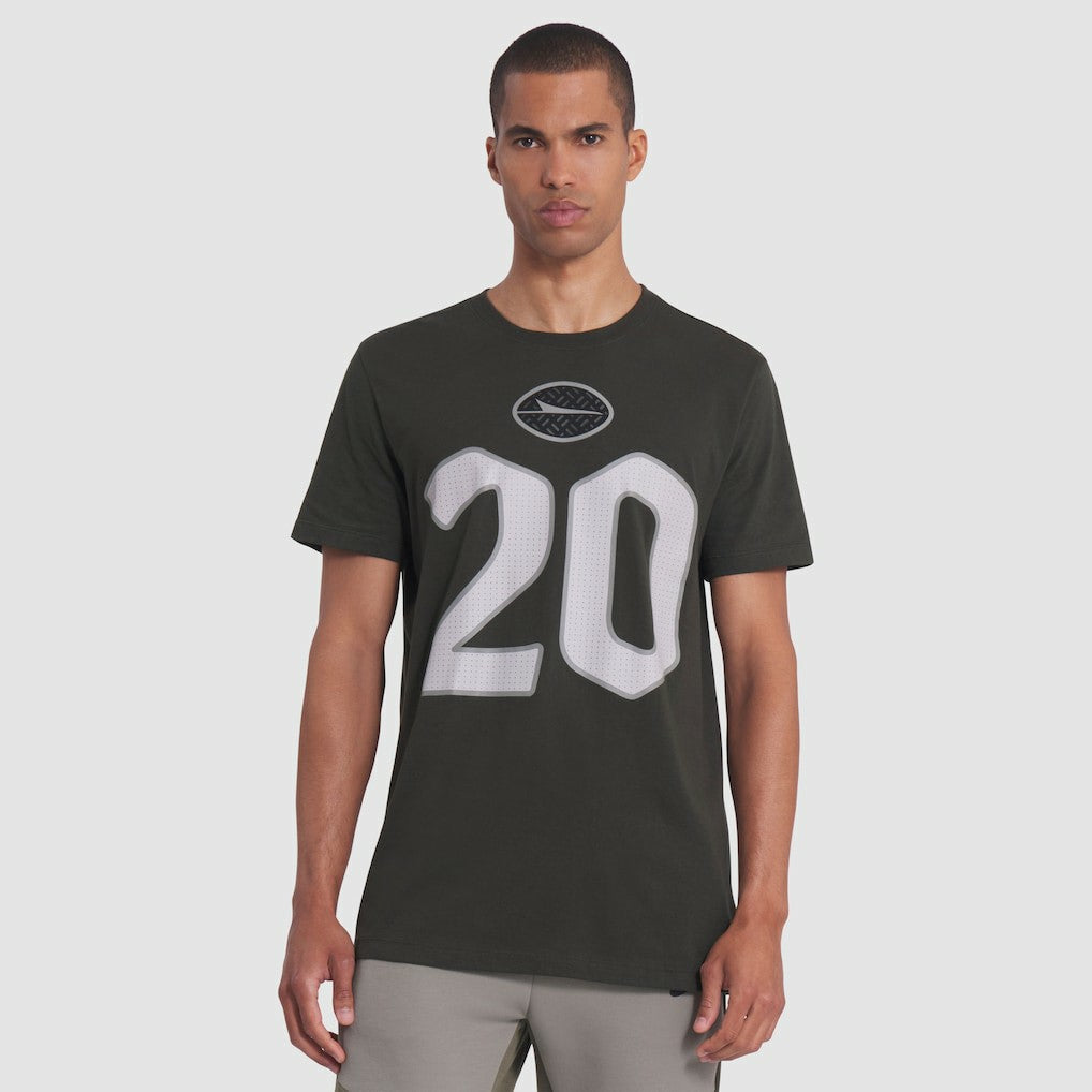 Breece Hall New York Jets 2025 Rivalries Collection Player Name & Number T-Shirt Gotham Green - Nike