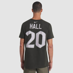 Breece Hall New York Jets 2025 Rivalries Collection Player Name & Number T-Shirt Gotham Green - Nike