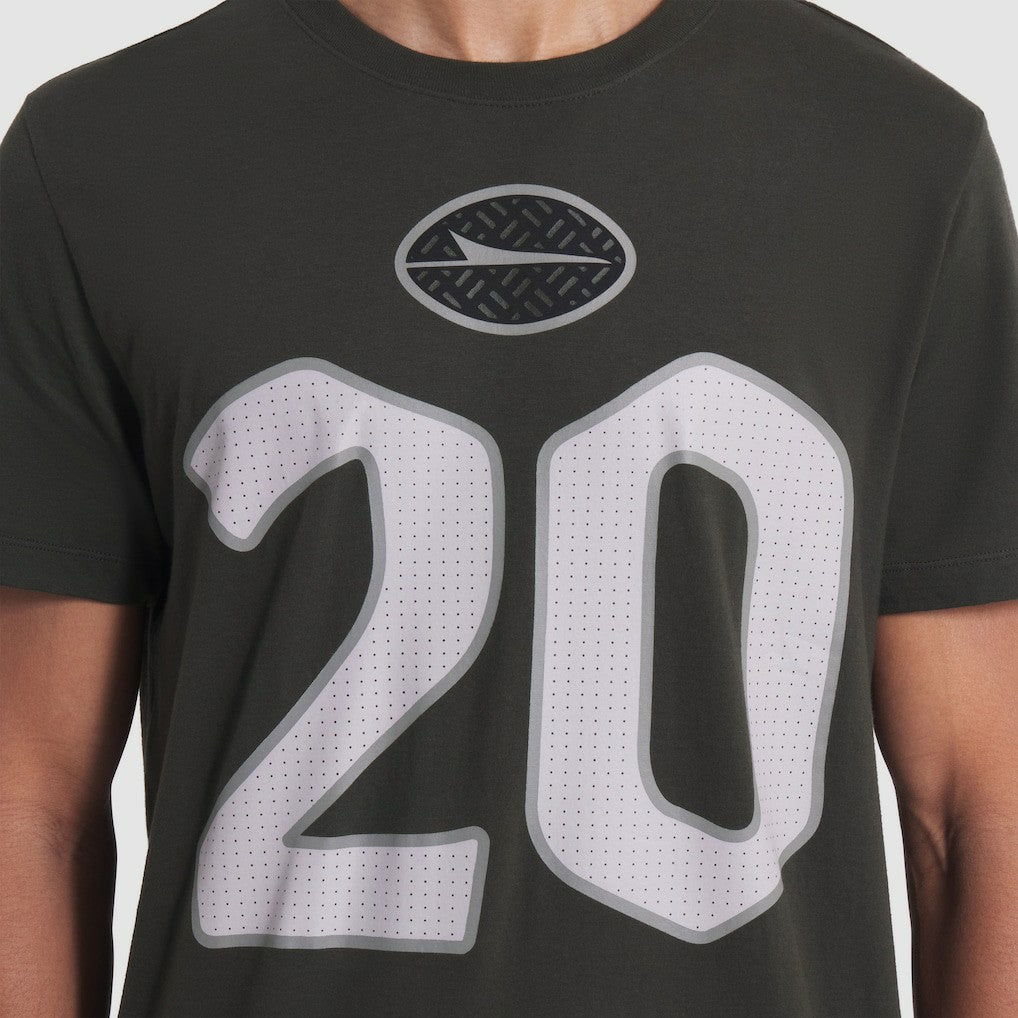 Breece Hall New York Jets 2025 Rivalries Collection Player Name & Number T-Shirt Gotham Green - Nike