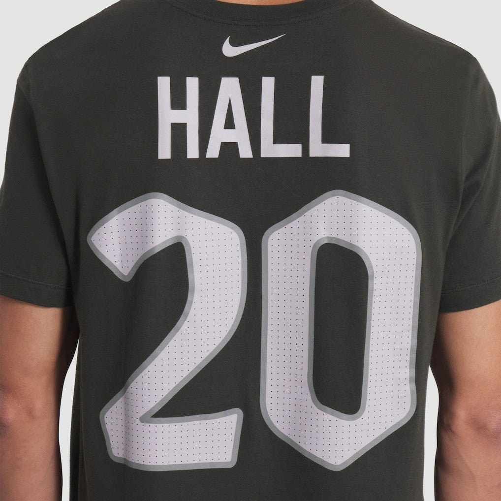 Breece Hall New York Jets 2025 Rivalries Collection Player Name & Number T-Shirt Gotham Green - Nike
