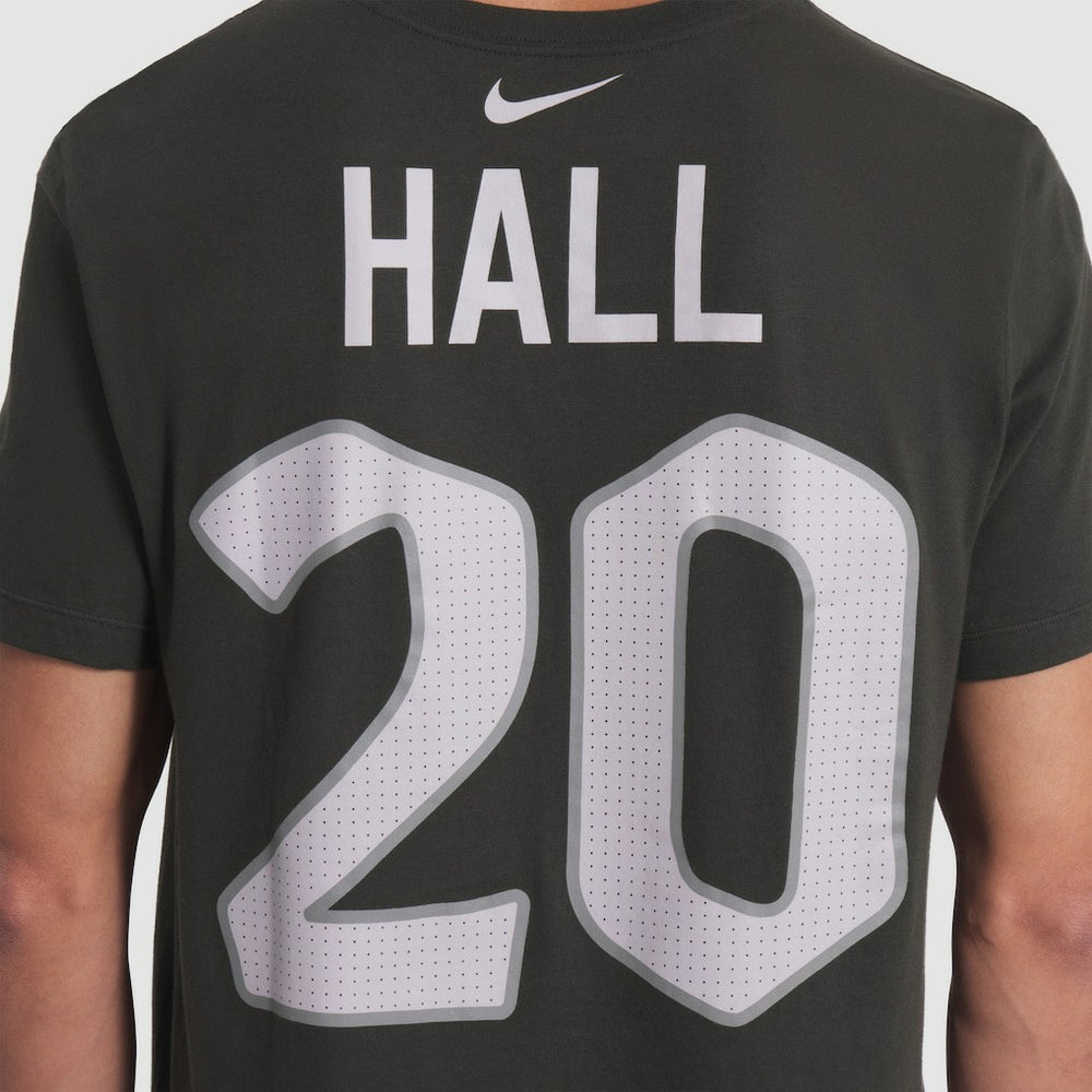 Breece Hall New York Jets 2025 Rivalries Collection Player Name & Number T-Shirt Gotham Green - Nike