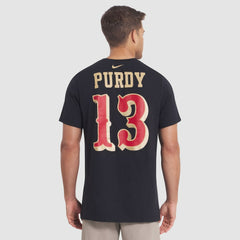 Brock Purdy San Francisco 49ers 2025 Rivalries Collection Player Name & Number T-Shirt Black - Nike