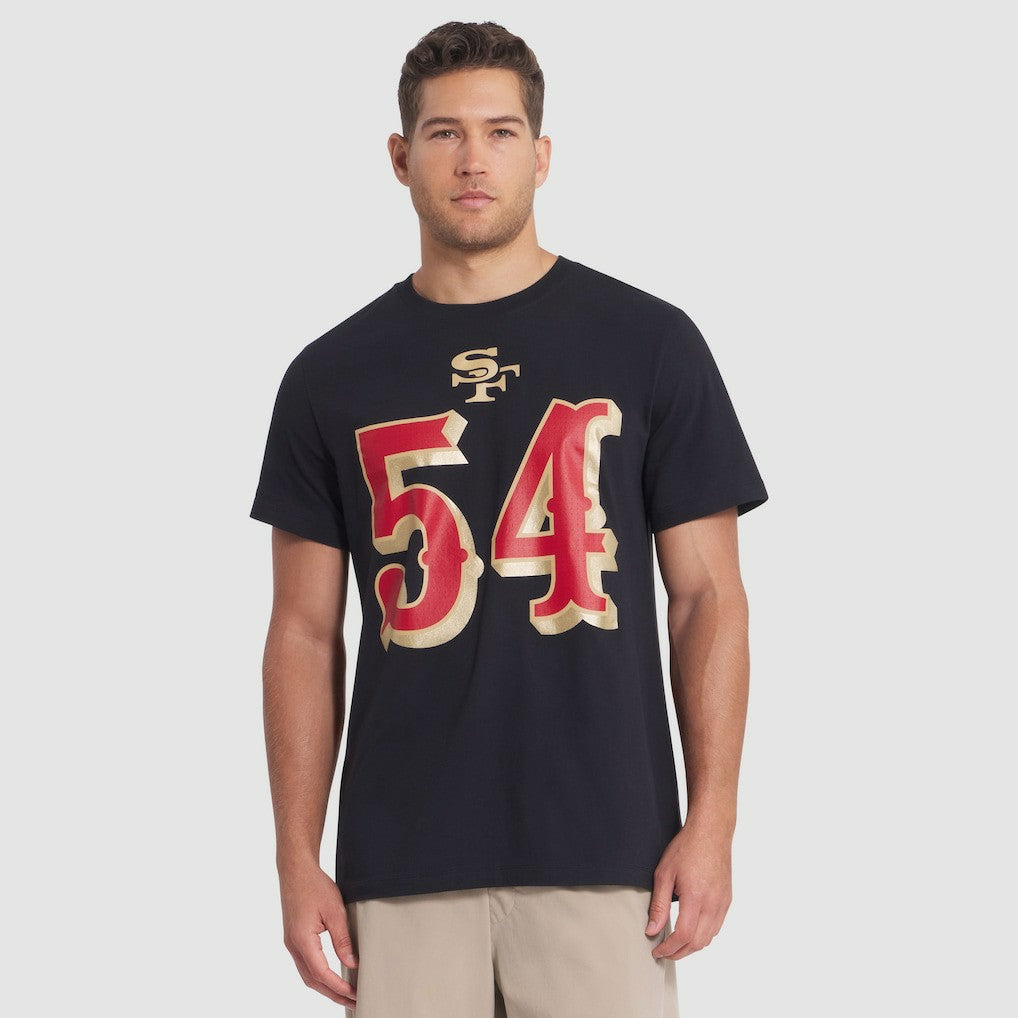 Fred Warner San Francisco 49ers 2025 Rivalries Collection Player Name & Number T-Shirt Black - Nike