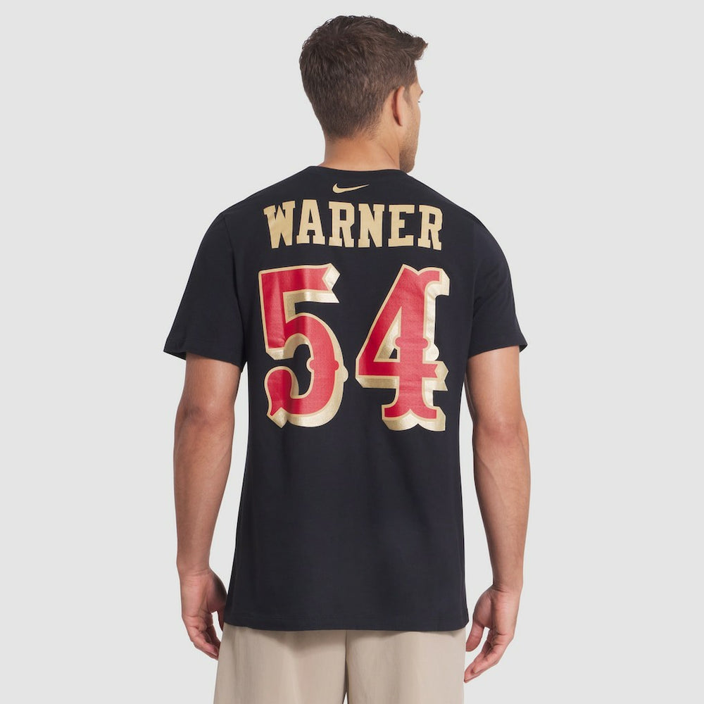Fred Warner San Francisco 49ers 2025 Rivalries Collection Player Name & Number T-Shirt Black - Nike
