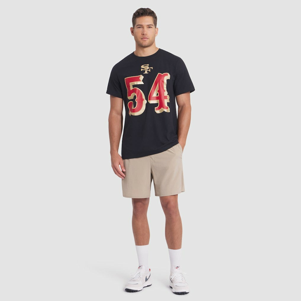Fred Warner San Francisco 49ers 2025 Rivalries Collection Player Name & Number T-Shirt Black - Nike