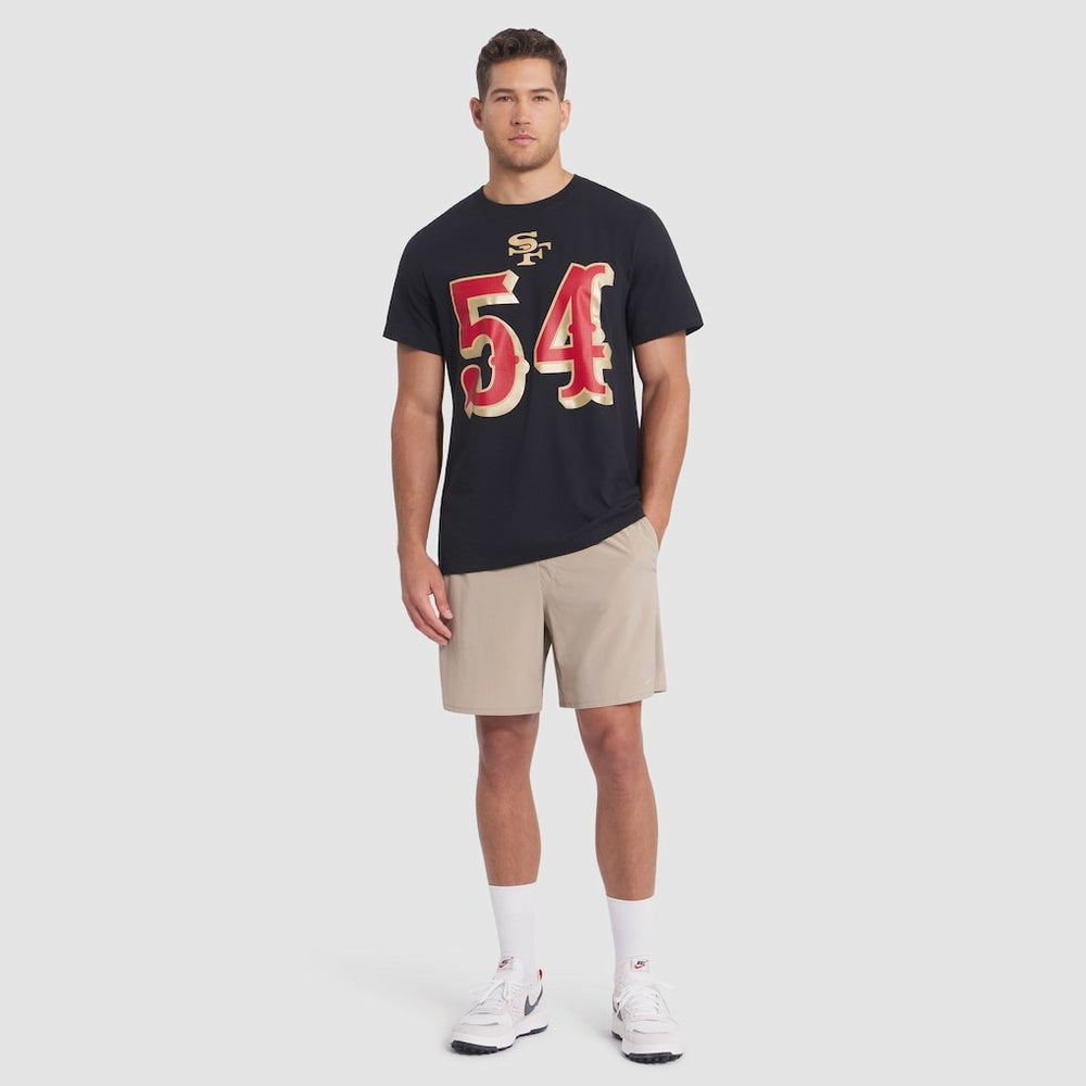 Fred Warner San Francisco 49ers 2025 Rivalries Collection Player Name & Number T-Shirt Black - Nike