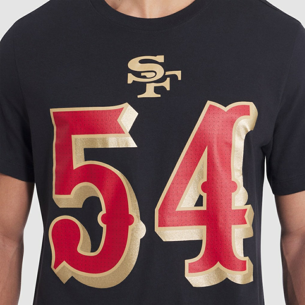 Fred Warner San Francisco 49ers 2025 Rivalries Collection Player Name & Number T-Shirt Black - Nike