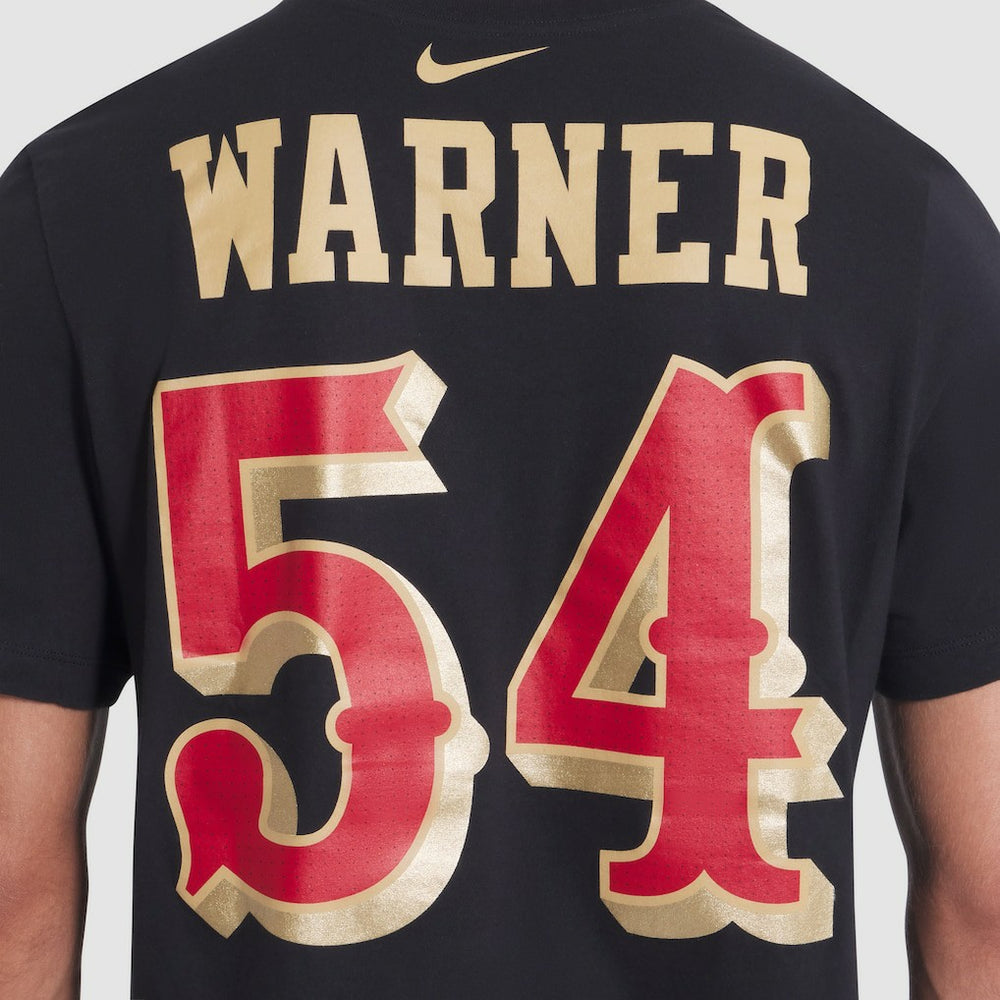 Fred Warner San Francisco 49ers 2025 Rivalries Collection Player Name & Number T-Shirt Black - Nike