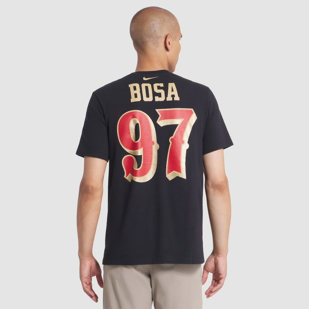 Nick Bosa San Francisco 49ers 2025 Rivalries Collection Player Name & Number T-Shirt Black - Nike