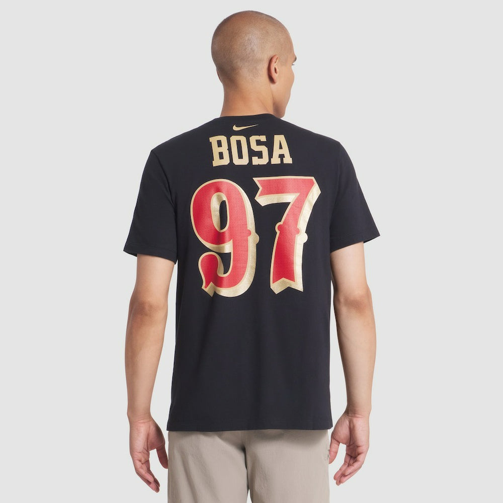Nick Bosa San Francisco 49ers 2025 Rivalries Collection Player Name & Number T-Shirt Black - Nike