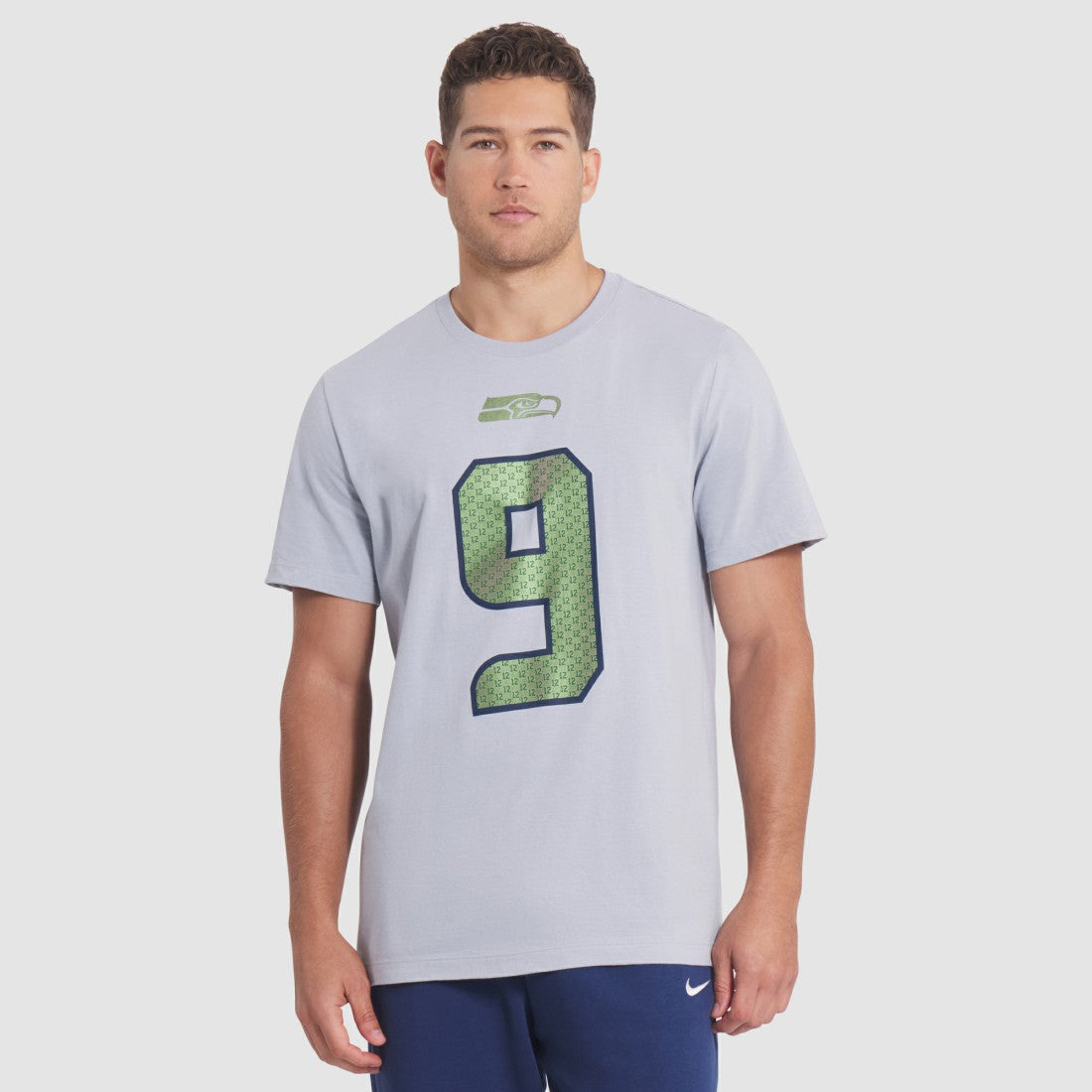 Kenneth Walker III Seattle Seahawks 2025 Rivalries Collection Player Name & Number T-Shirt Wolf Gray - Nike