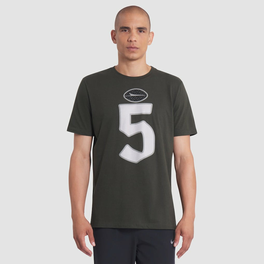 Garrett Wilson New York Jets 2025 Rivalries Collection Player Name & Number T-Shirt Gotham Green - Nike