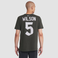 Garrett Wilson New York Jets 2025 Rivalries Collection Player Name & Number T-Shirt Gotham Green - Nike