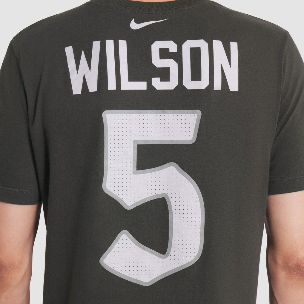 Garrett Wilson New York Jets 2025 Rivalries Collection Player Name & Number T-Shirt Gotham Green - Nike