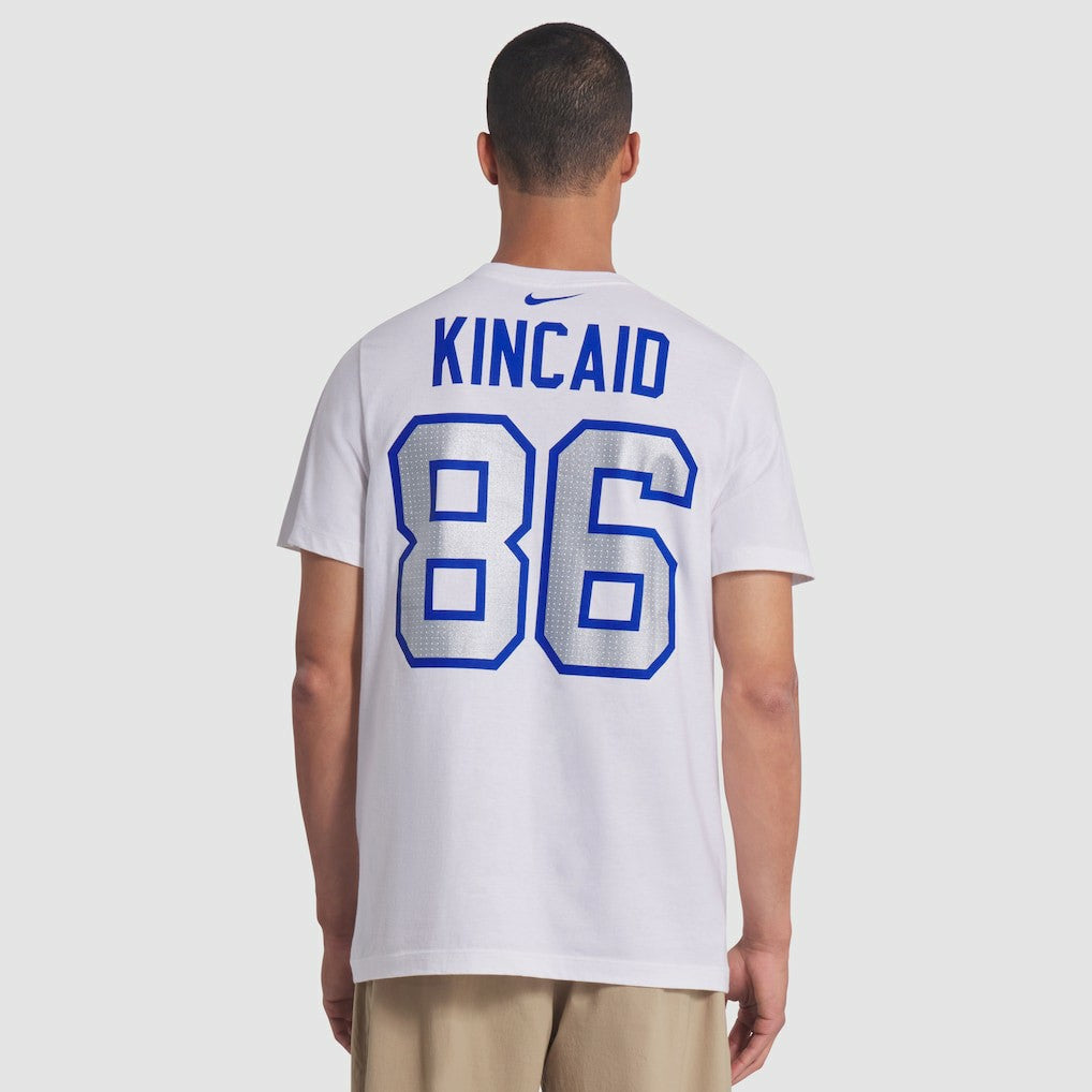 Dalton Kincaid Buffalo Bills 2025 Rivalries Collection Player Name & Number T-Shirt White - Nike
