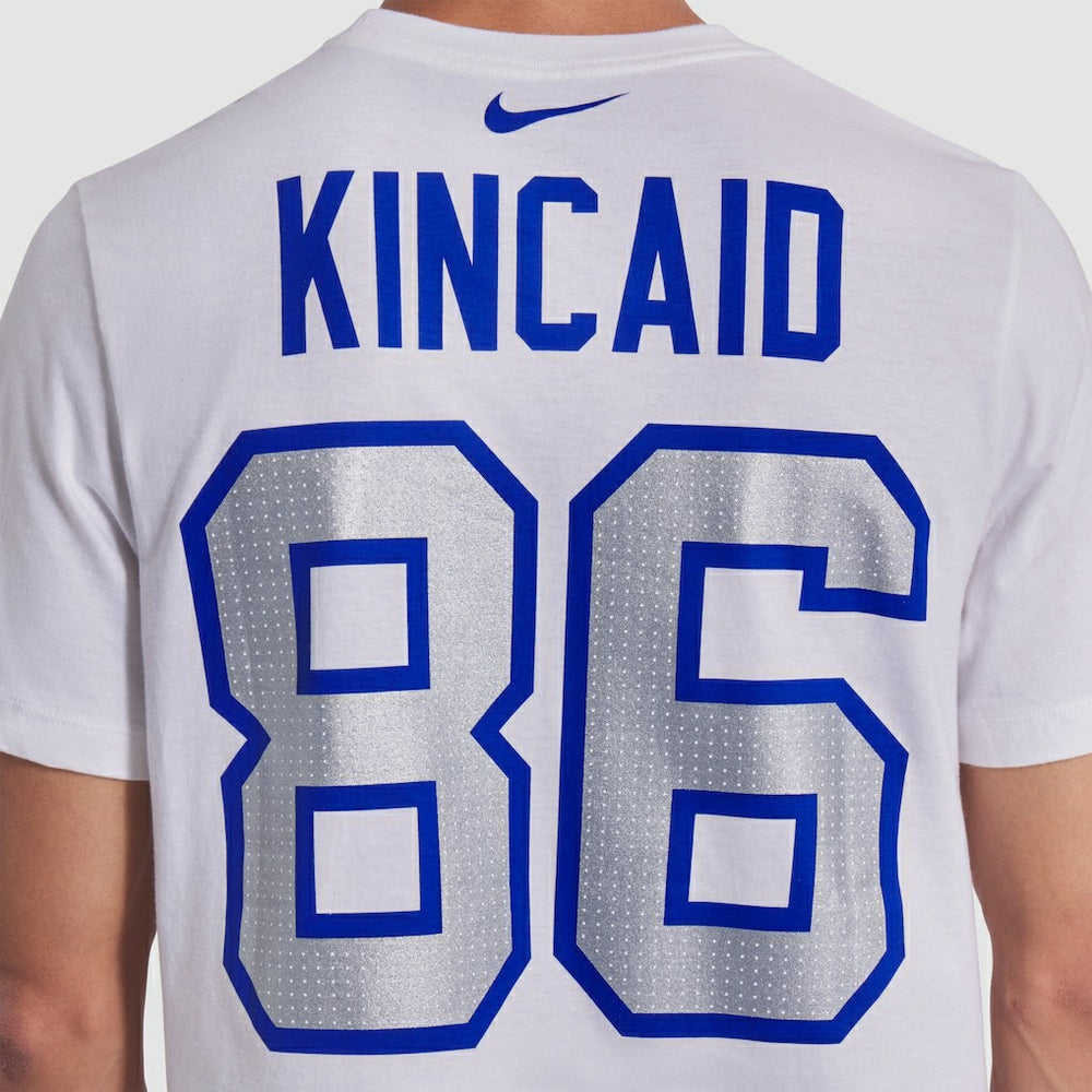 Dalton Kincaid Buffalo Bills 2025 Rivalries Collection Player Name & Number T-Shirt White - Nike
