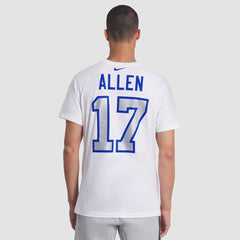 Josh Allen Buffalo Bills 2025 Rivalries Collection Player Name & Number T-Shirt White - Nike