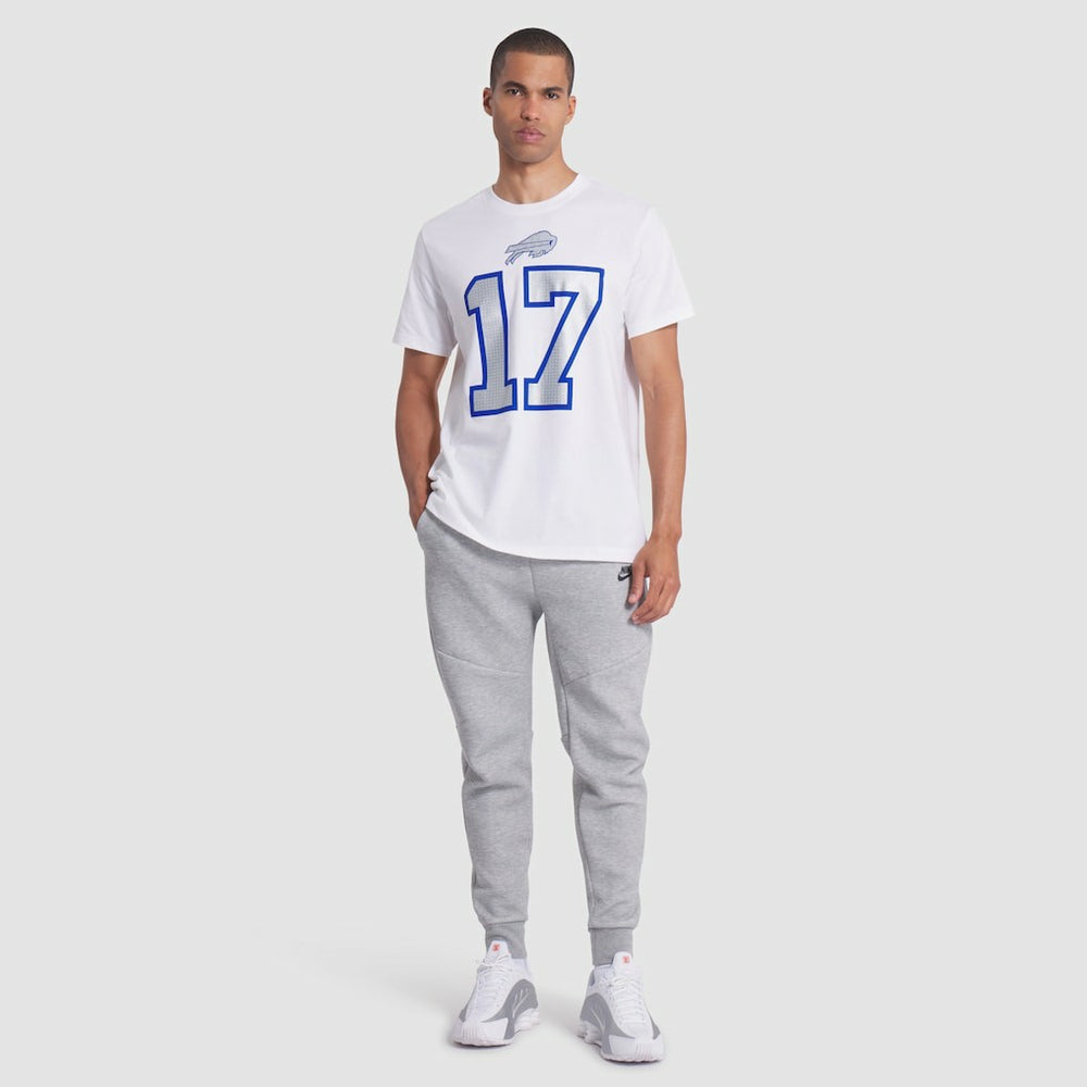 Josh Allen Buffalo Bills 2025 Rivalries Collection Player Name & Number T-Shirt White - Nike