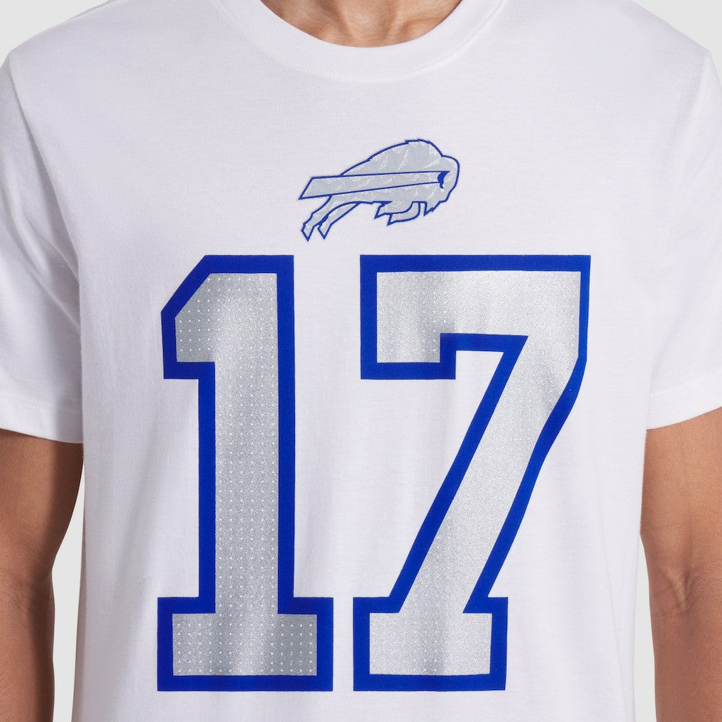 Josh Allen Buffalo Bills 2025 Rivalries Collection Player Name & Number T-Shirt White - Nike