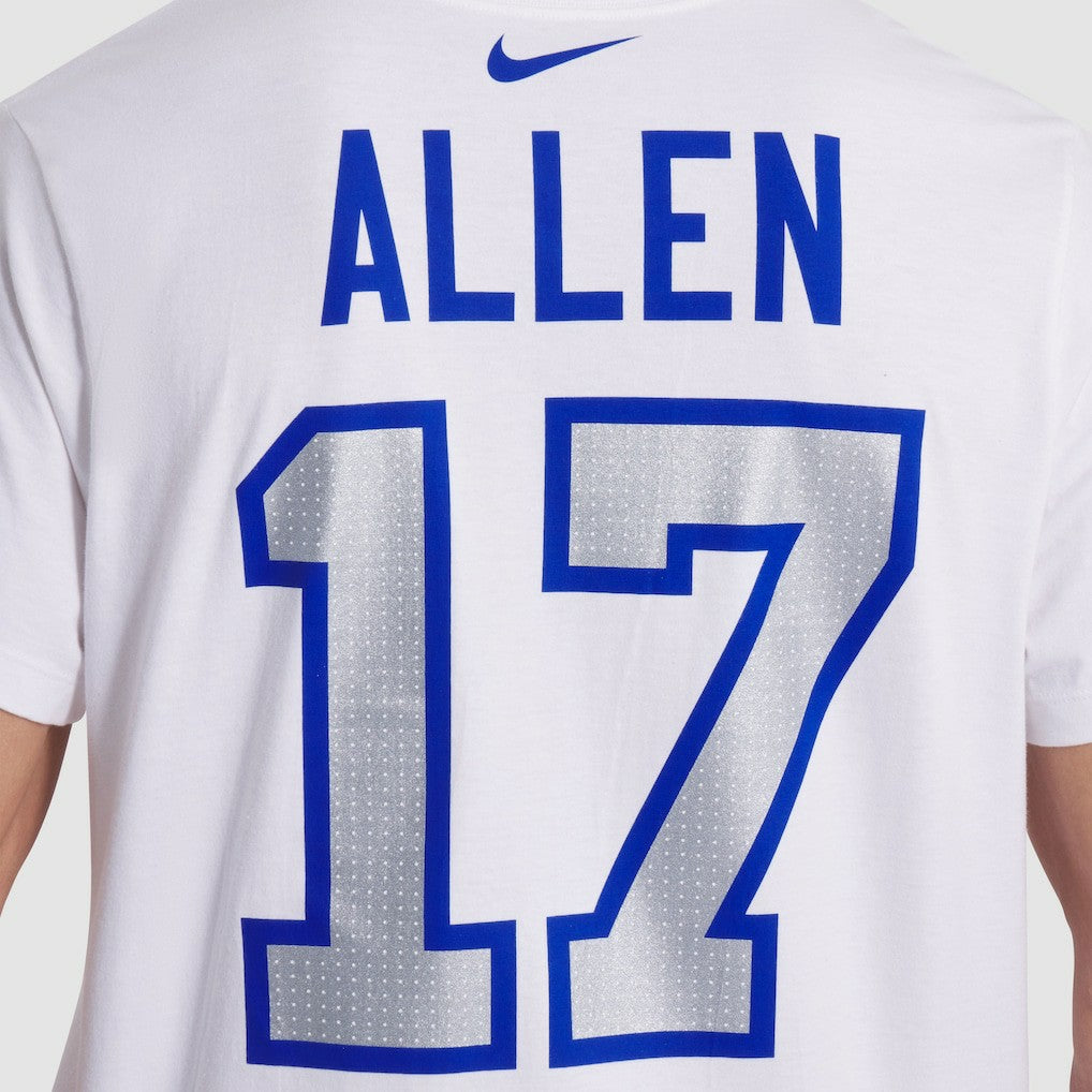 Josh Allen Buffalo Bills 2025 Rivalries Collection Player Name & Number T-Shirt White - Nike