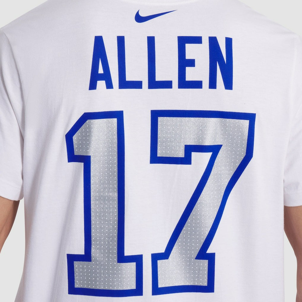 Josh Allen Buffalo Bills 2025 Rivalries Collection Player Name & Number T-Shirt White - Nike