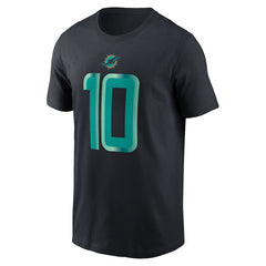 Tyreek Hill Miami Dolphins 2025 Rivalries Collection Player Name & Number T-Shirt Pitch Blue - Nike