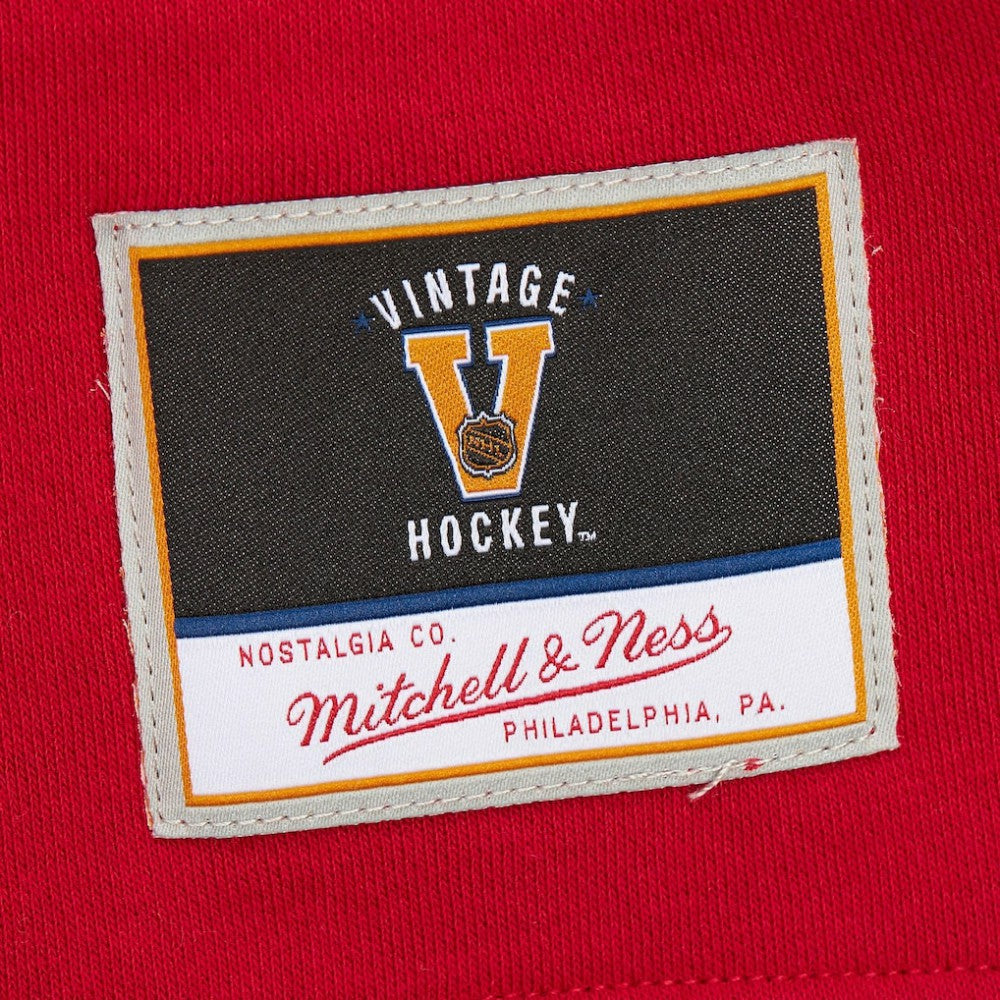 New York Rangers Mitchell & Ness Women's Heritage Lace-Up Pullover Sweatshirt Blue