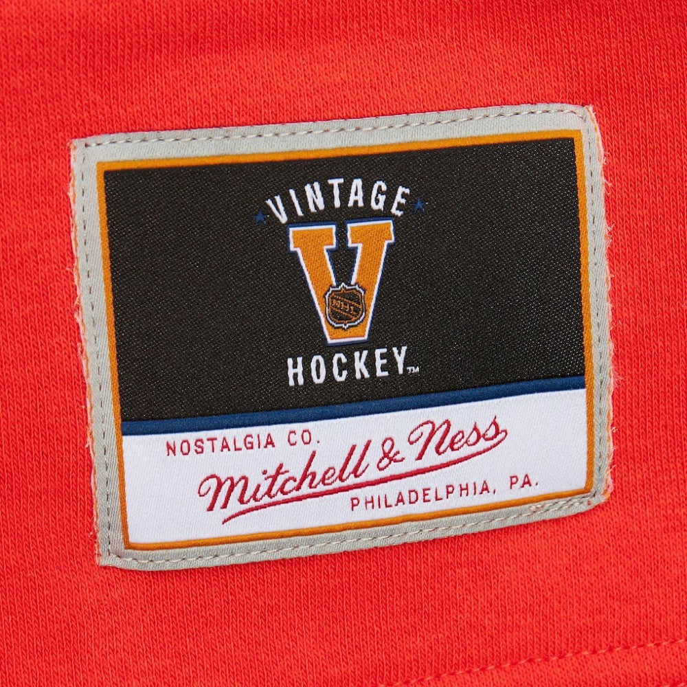 Philadelphia Flyers - Mitchell & Ness Women's Heritage Lace-Up Pullover Sweatshirt Black