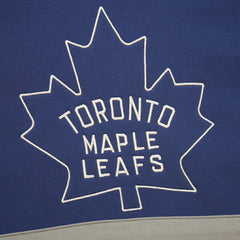 Toronto Maple Leafs - Mitchell & Ness Women's Heritage Lace-Up Pullover Sweatshirt Blue