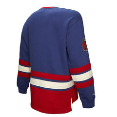 New York Rangers Heritage Lace-Up Pullover Sweatshirt Royal