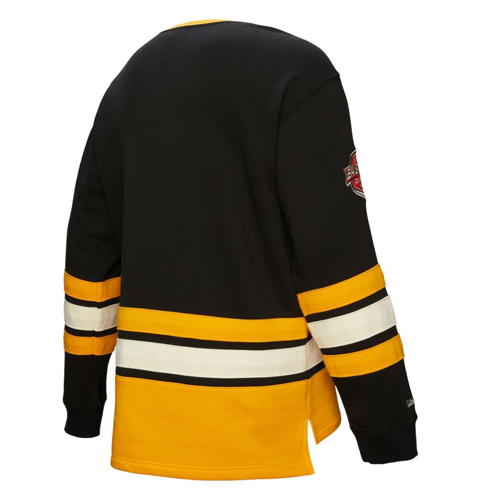 Boston Bruins Heritage Lace-Up Pullover Sweatshirt Black