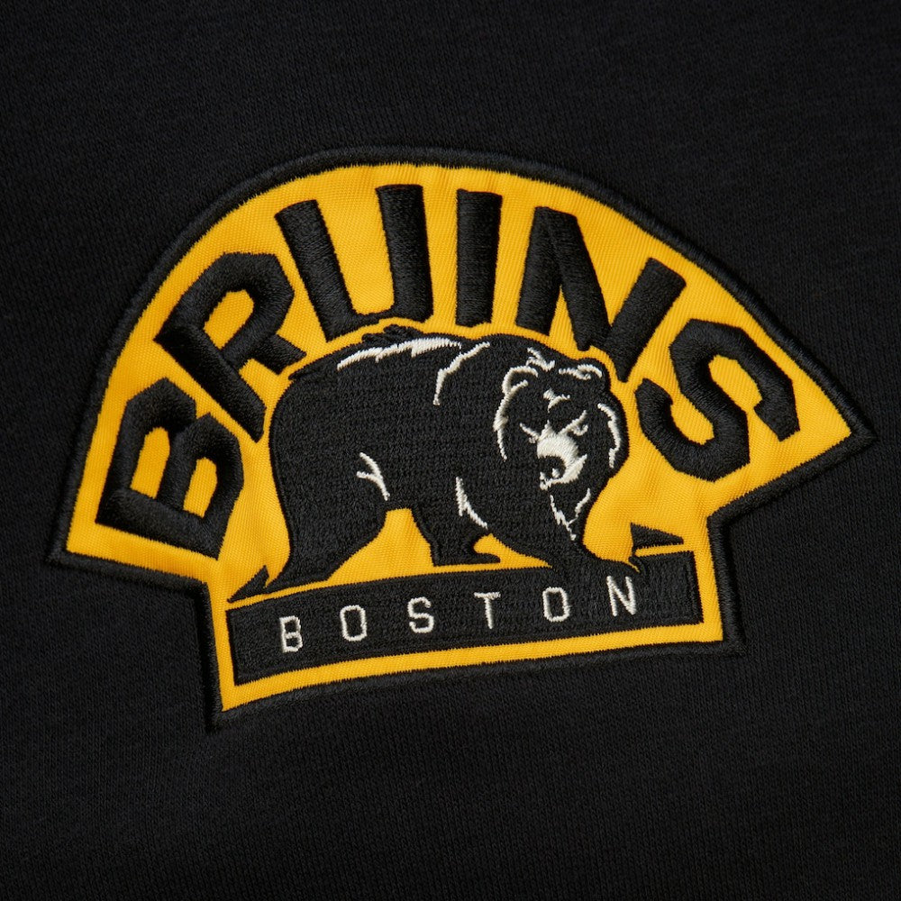 Boston Bruins Heritage Lace-Up Pullover Sweatshirt Black