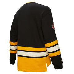 Pittsburgh Penguins Heritage Lace-Up Pullover Sweatshirt Black