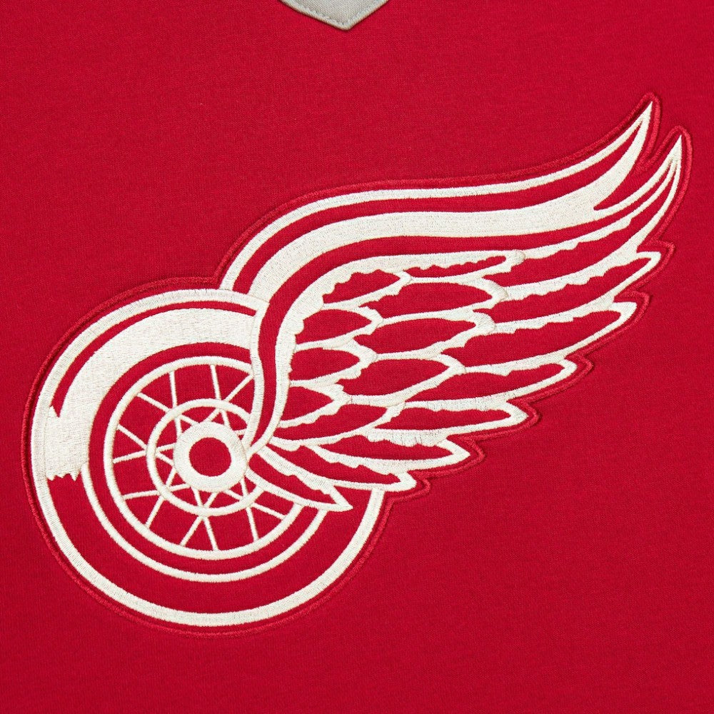 Detroit Red Wings - Heritage Lace-Up Pullover Sweatshirt Red