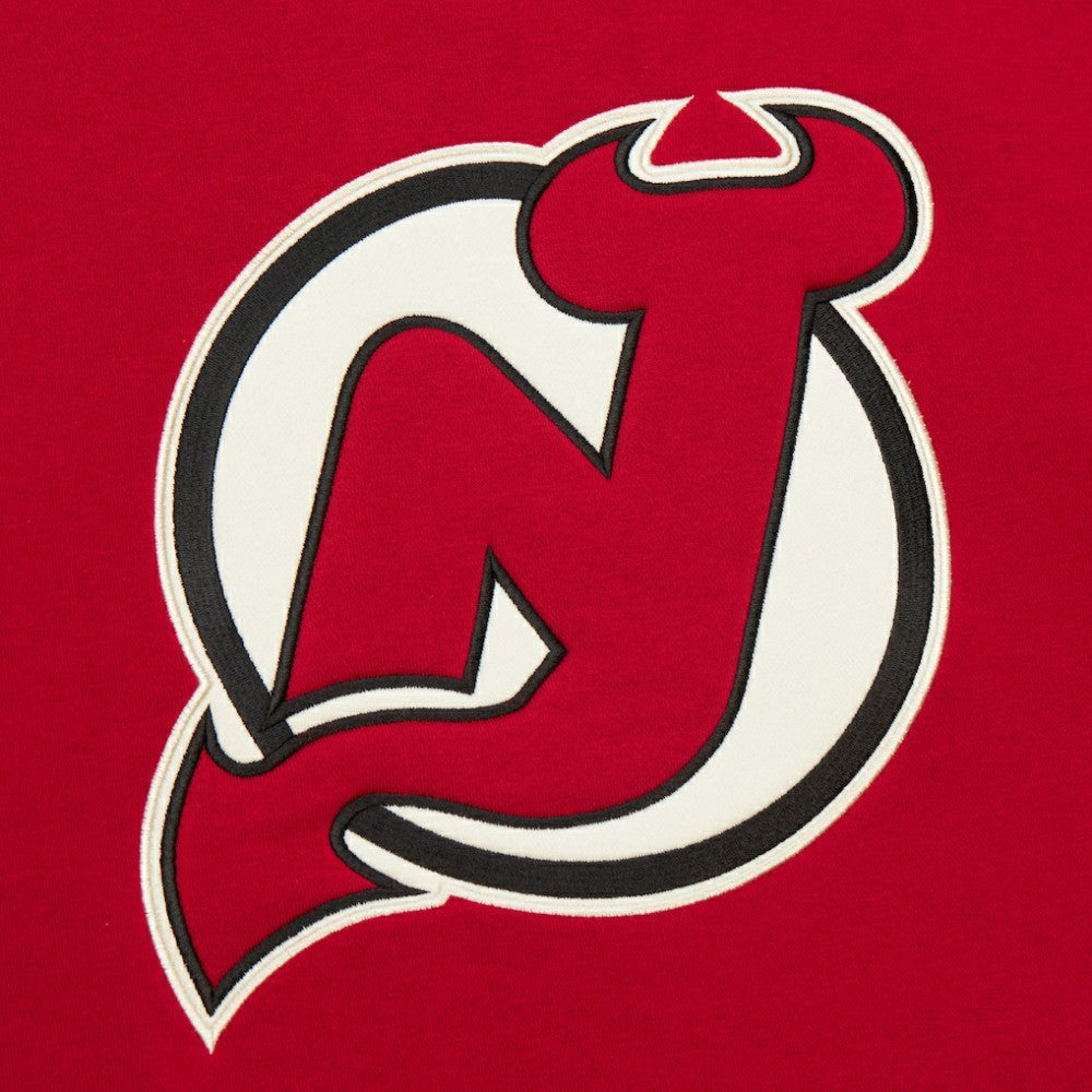 New Jersey Devils - Heritage Lace-Up Pullover Sweatshirt Red