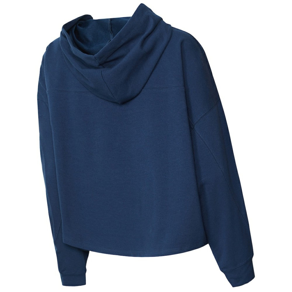 USWNT Concepts Sport Women's Elevation Tri-Blend Long Sleeve Pullover Hoodie - Navy