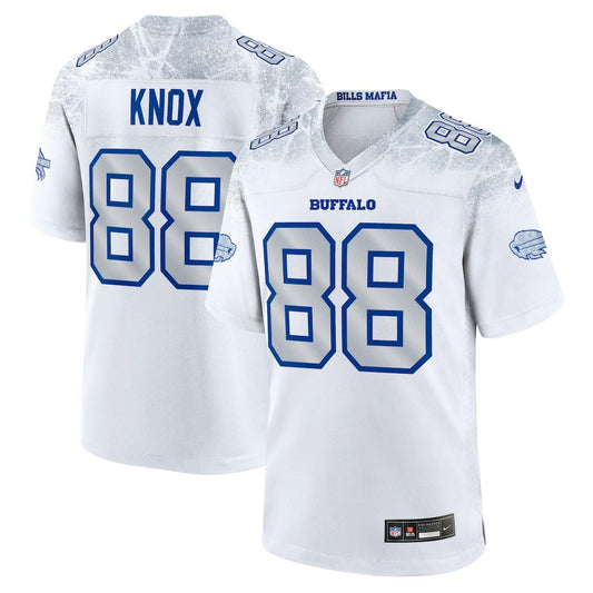 Dawson Knox Buffalo Bills 2025 Rivalries Collection Game Jersey - White | NFL Jerseys