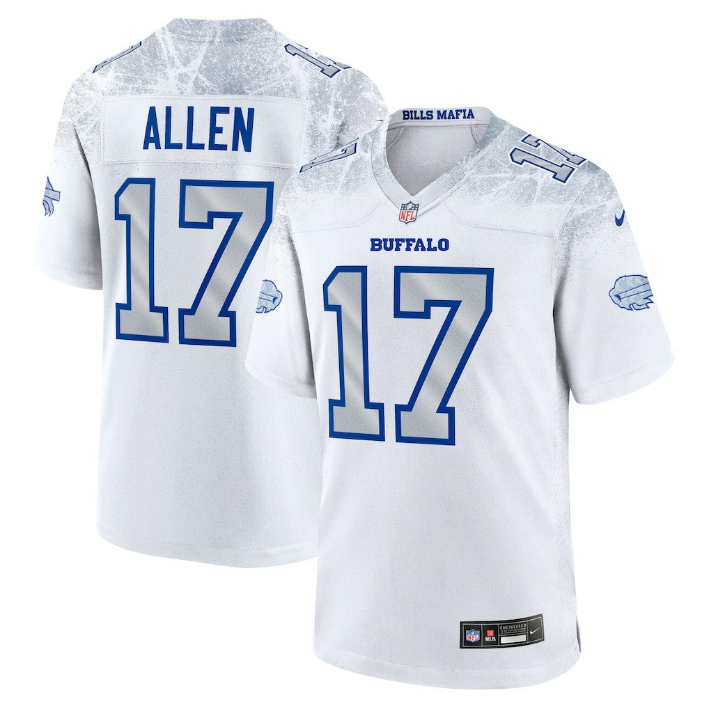 Josh Allen Buffalo Bills 2025 Rivalries Collection Game Jersey White - Nike