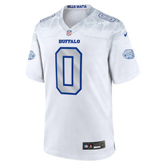 Keon Coleman Buffalo Bills 2025 Rivalries Collection Game Jersey White - Nike